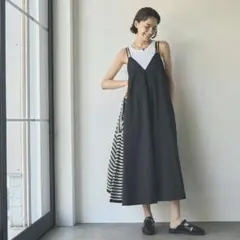 コーエン coen キャミワンピワース ブラック M L