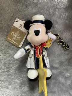 ミッキー　ぬいぐるみバッジ　クリスマス2021