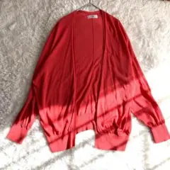 ジェイプレス 洗える 薄手 ドルマン カーディガン ピンク ゆったりワイド 春夏