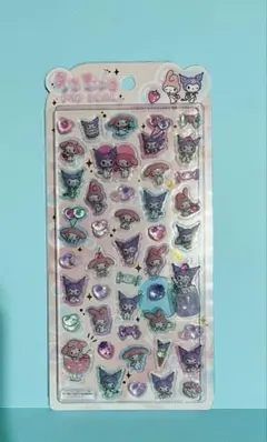 サンリオ　マイメロ　クロミうるちゅるポップシール