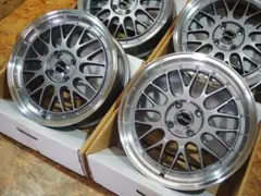 新品5本スポーク ブラック 5.5J 4枚 ピアスボルト 軽四ツライチ 