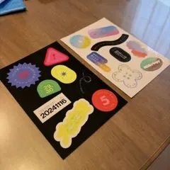 クリープハイプ　歌詞ステッカーシート 2枚セット