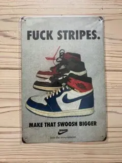 NIKE AIR JORDAN レトロ看板 メタルプレート ブリキ看板