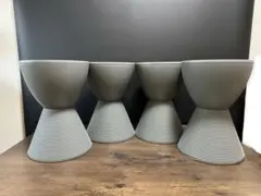 【Kartell カルテル 】 プリンスアハ モダン インテリア (グレー)4脚