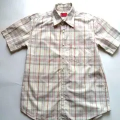 Levi's 半袖ワイシャツ Ｓサイズ チェック柄