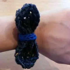 【送料無料】値下げ　ニットリボンのヘアゴム