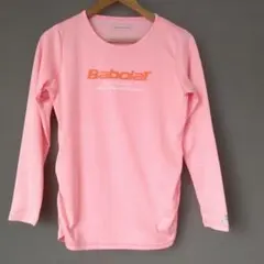 難あり　バボラ　カットソー　長袖シャツ　Tシャツ　Babolat　ジム　テニス