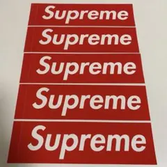 supreme ステッカー ボックスロゴ 5枚セット