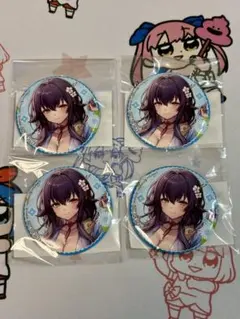 くじコレ　アズールレーン　和装Style 缶バッチ　吾妻　4個