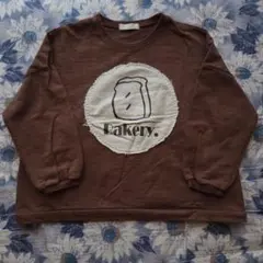bakery アップリケ トレーナー 140cm 韓国子供服