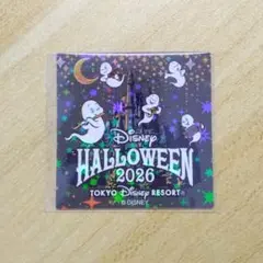 ディズニー　ハロウィン　2026 クッキー　ランダムシール　おばけ