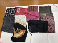 着物、浴衣、黒留袖5着　羽織、道行、コート5着　 全部で11枚　リメイク用にでも