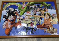 DRAGON BALL Z & ONE PIECE 40th パズル - メルカリ