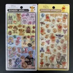【正規品】 ディズニーボンボンドロップシール クラシック・プーさん 2種セット
