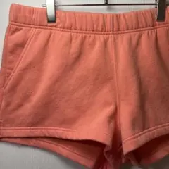 ノースフェイス スウェットショートパンツ オレンジ XXL