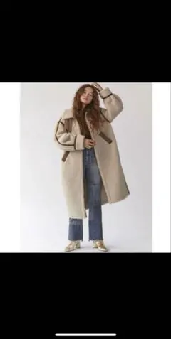 『値下げ』ungrid ボアロングムートンコート