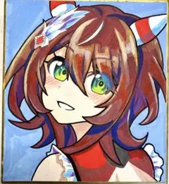 ウマ娘　ウインバリアシオン　手描きイラスト