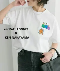【ear PAPILLONNER】KEN NAKAYAMAコラボTシャツのサムネイル