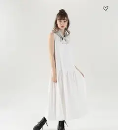 アニエス ロゴノースリーブワンピース To b. by agnès b.