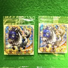 サラブ烈闘デフォルメ・シール【クロフネ】【FMレア】【RCレア】7枚セット