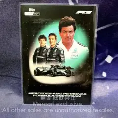 Topps lights out F1 2025 メルセデス チーム