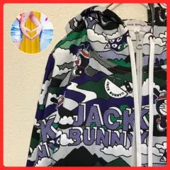 ジャックバニー ドラえもん コラボ ジップ パーカー　刺繍　ネイビー　紺　4 23JBT-F021-1.webp