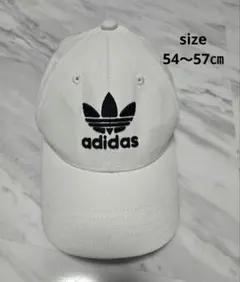 adidas キッズキャップ ホワイトロゴ