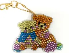 ハンドメイド ダイヤモンドアート チャーム クマ⑦