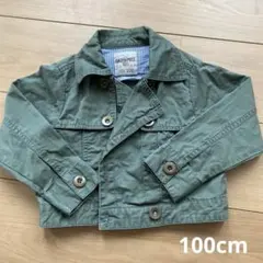 キッズジャケット 100cm オリーブグリーン