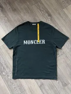 QR鑑定済み✨ モンクレール Tシャツ センターロゴ XL グラフィック 