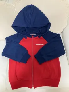【美品】MIKI HOUSE ミキハウス バックロゴ パーカー　120cm