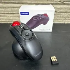 ☆美品　エレコム　ワイヤレスハンディトラックボール　リラコン　M-RT1DRBK