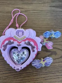 ほぼ新品　アイドルハートブローチスペシャルセット　プリキュアリボンつき