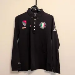 Kappa 黒 ポロシャツ 長袖 サイズ LL