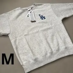 *新品* LAロゴ刺繍 グレー スウェット トレーナー Mサイズ