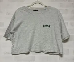 Tip Top ショート丈Tシャツ グレー フリーサイズのサムネイル