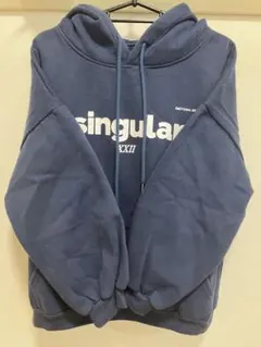 singular パーカー ネイビー