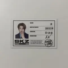 StrayKids スキズ THIS&THAT アイエン IDカード 匿名配送 - メルカリ
