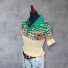 【未使用品】y2k ワイルドフレンド ポロシャツ ピチT 平成ギャル 平成女児