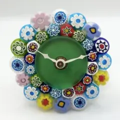 ベネチアンガラス皿　スタンド付き ベネチアンガラス皿 スタンド付き