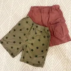 80サイズ　ハーフパンツ２枚セット