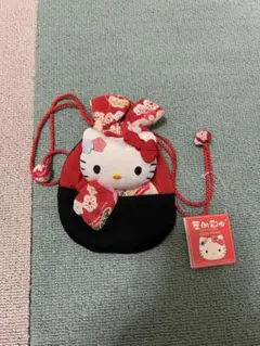 ハローキティ 葉朗彩々 巾着袋 和風