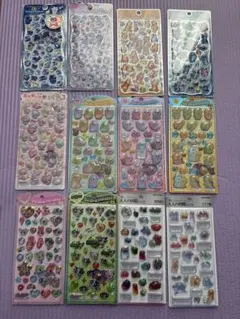 ディズニー サンリオ シール まとめ売り 12枚セット うるちゅる プチドロ