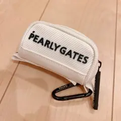 PEARLY GATES ゴルフボールポーチ（ホワイト)