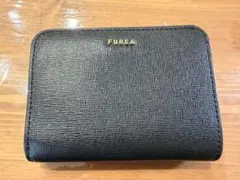 【中古】FURLA 二つ折り財布 ブラックのサムネイル