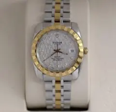【美品❣️】TUDOR 腕時計 コンビ ダイヤ文字盤　38mm 21013
