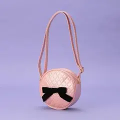 新品　バイ ラビット　by LOVEiT エナメルキルトサークルバッグ　ピンクのサムネイル