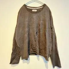 シンプル✨️MWL【M】ブラック 長袖Tシャツ カジュアル ラフ オーバーサイズ