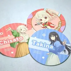 莉可莉可 瀧奈  সন্ত্রাস子 杯墊 三種組