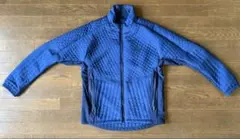 adidas ネイビー キルティングジャケット